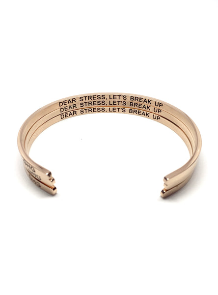 DEAR STRESS, LET'S BREAK UP