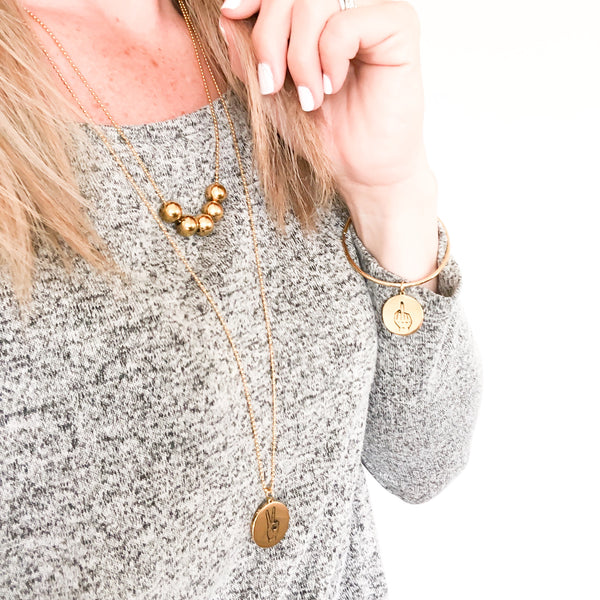 Peace Sign Necklace