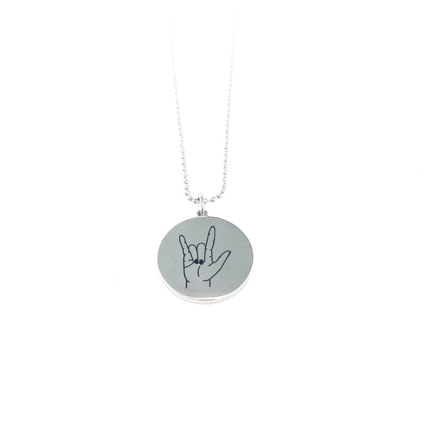 I Love You Necklace
