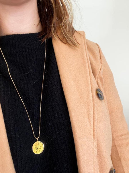 I Love You Necklace